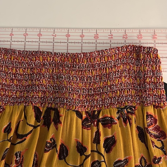 🆕NWT Ingear Yellow skirt Floral Women's - Picture 5 of 5